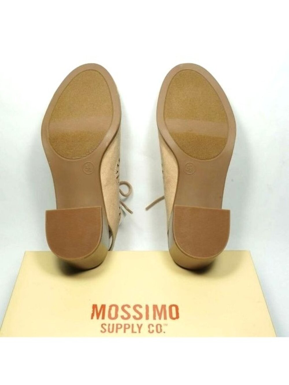 NEW MOSSIMO Women's 5.5 Tan heels sandals wedge Maeve Blush 9601257 - Picture 4 of 8
